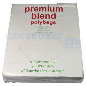 Excel Clear Food Bags 10 x 12 (100 gauge) (Qty 1000)