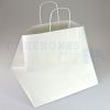 12 Cupcake White Paper Carrier Bag Twist Handle 365 x 330 x 320 mm (Qty 100)