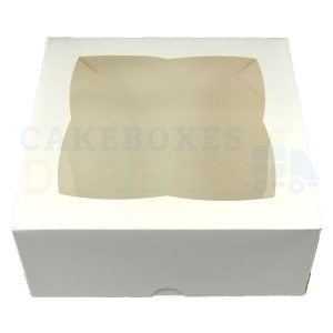 Premium White Window Cake Box 7x7x4 in.