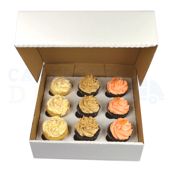 9 Cupcake (Corr)  Box with 6cm Dividers