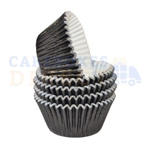Black Foil Cupcake Cases