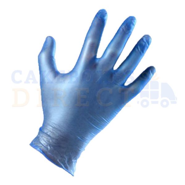 (clearly nitrile) Blue XL Powder Free Gloves (Qty 100)