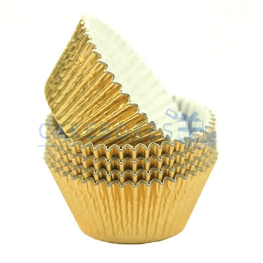 Gold Foil Cupcake Cases  (Qty 1000)