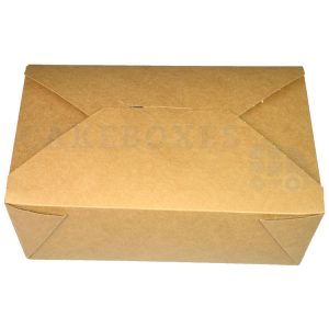 Leakproof Container NO 3 Kraft (140x195x65) (Qty 180)