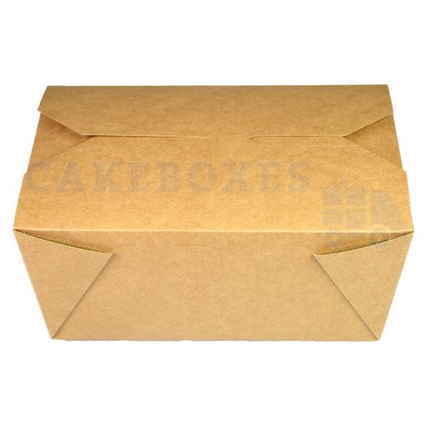Leakproof Container NO 4 Kraft (140x195x90mm) (Qty 125)