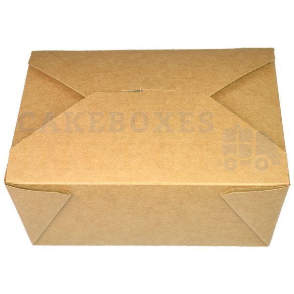 Leakproof Container NO 8 Kraft (120x152x64mm) (Qty 300)