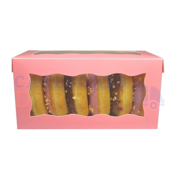8x4x4in. Pink Doughnut Box