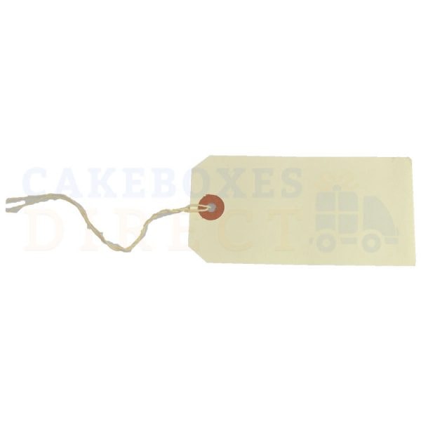 Tag Labels Strung White 120x60mm (Qty 1000)