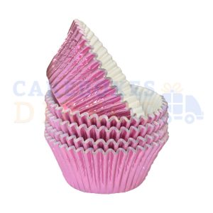 Pink Foil Cupcake Cases (Qty 500)